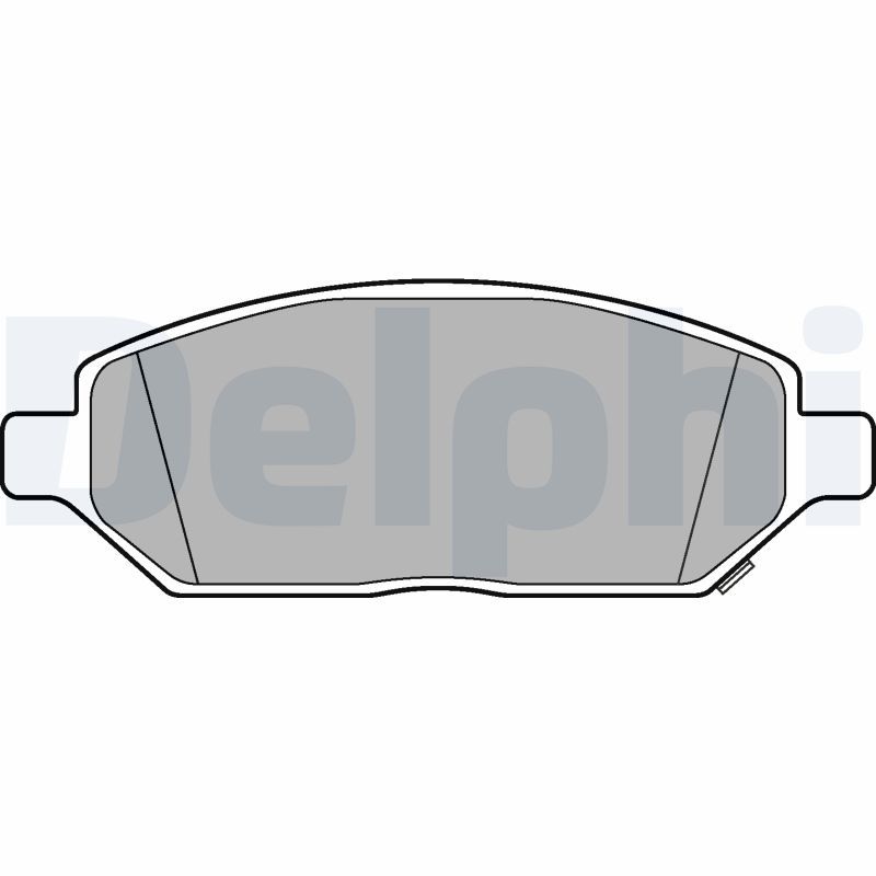 DELPHI LP3236 Brake Pad Set, disc brake