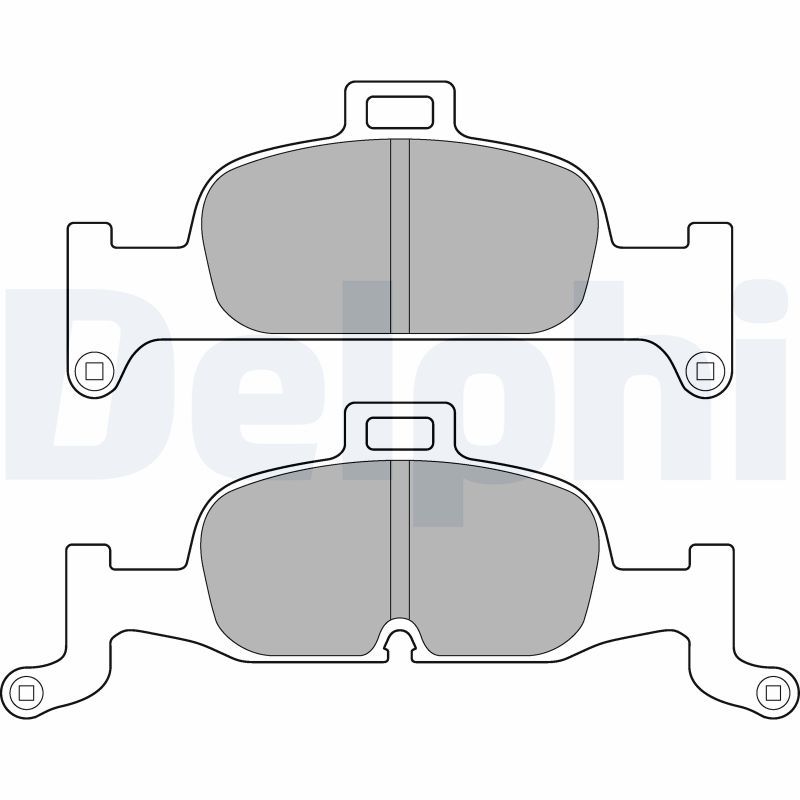 DELPHI LP3239 Brake Pad Set, disc brake