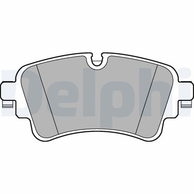 Brake Pad Set, disc brake DELPHI LP3240