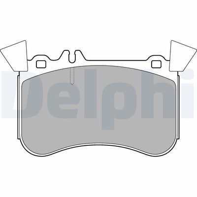 Brake Pad Set, disc brake DELPHI LP3242