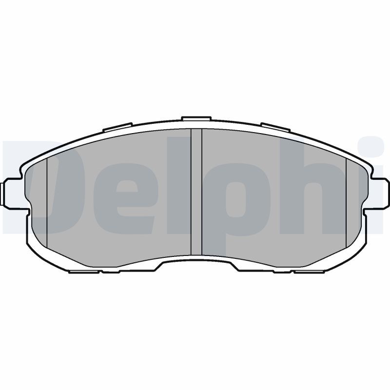 DELPHI LP3245 Brake Pad Set, disc brake