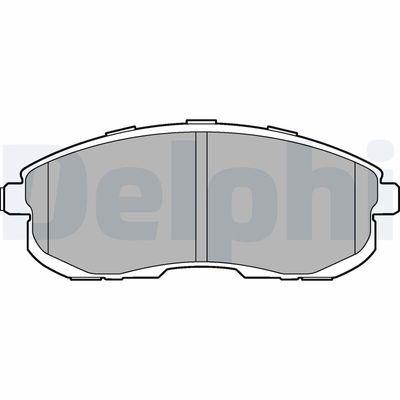 Brake Pad Set, disc brake DELPHI LP3245