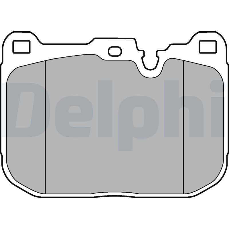 DELPHI LP3248 Brake Pad Set, disc brake