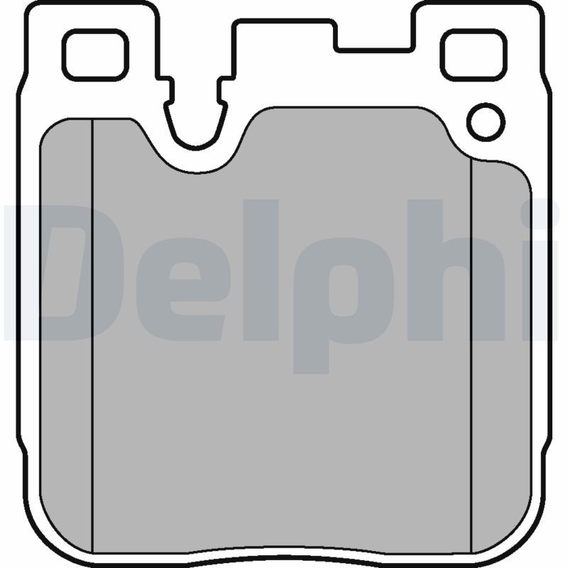 DELPHI LP3249 Brake Pad Set, disc brake
