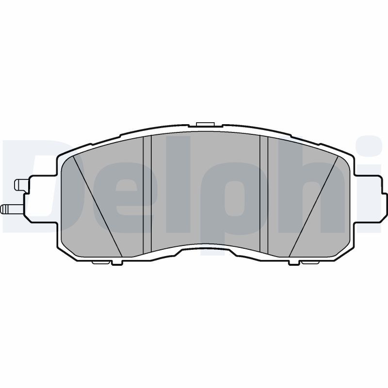 DELPHI LP3251 Brake Pad Set, disc brake