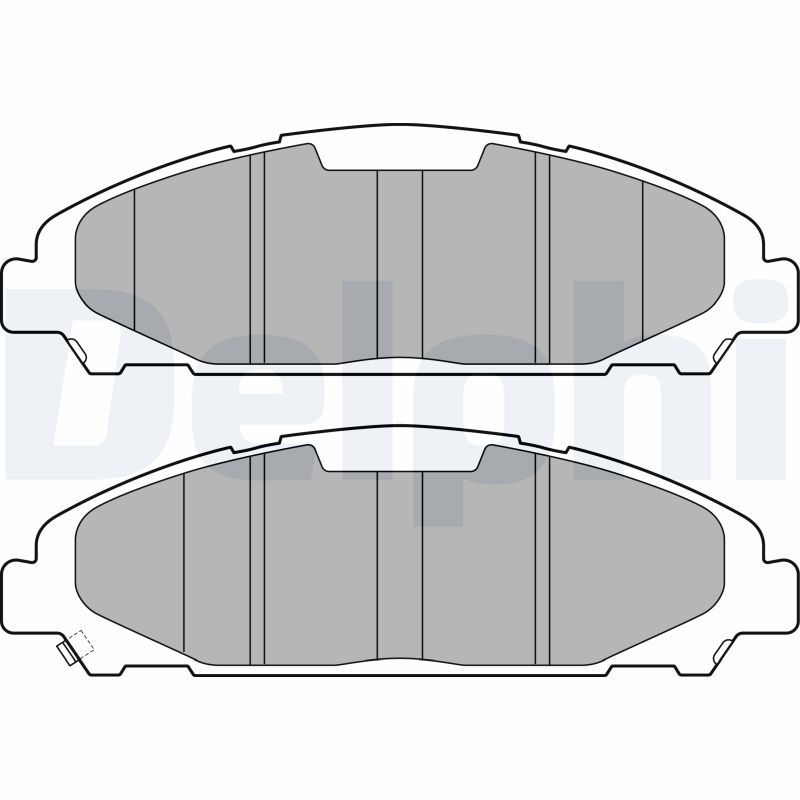 DELPHI LP3255 Brake Pad Set, disc brake