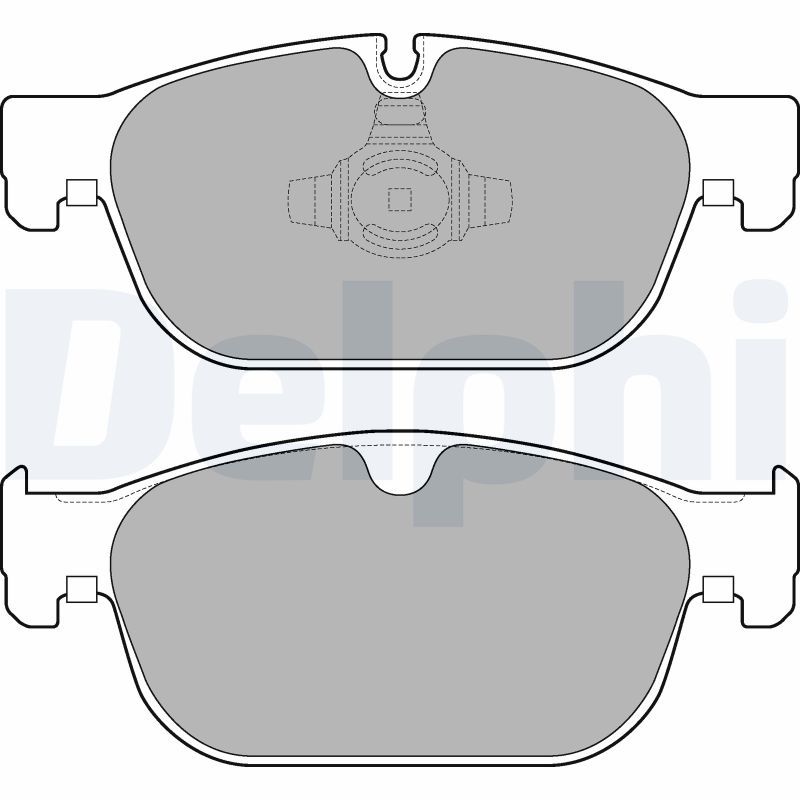 DELPHI LP3256 Brake Pad Set, disc brake