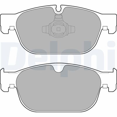 Brake Pad Set, disc brake DELPHI LP3256
