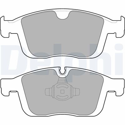 Brake Pad Set, disc brake DELPHI LP3258