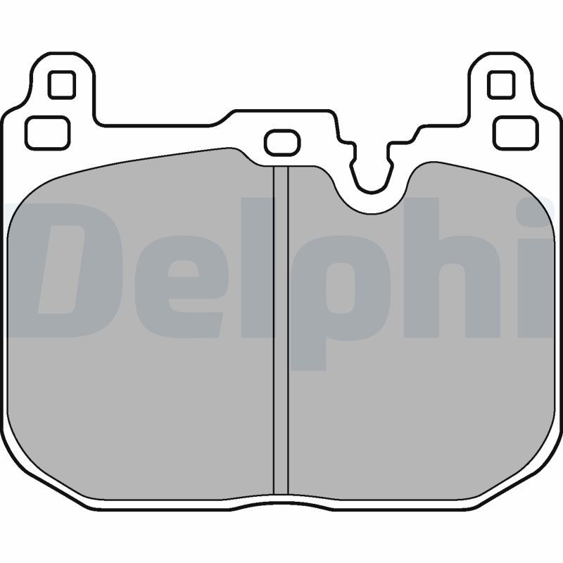 DELPHI LP3259 Brake Pad Set, disc brake