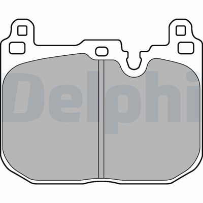 Brake Pad Set, disc brake DELPHI LP3259