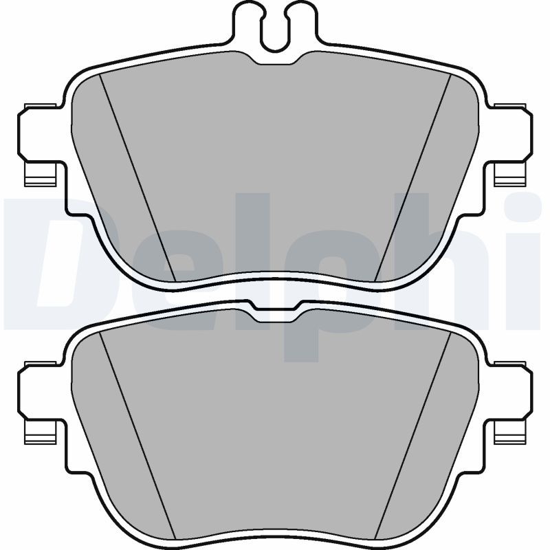 DELPHI LP3262 Brake Pad Set, disc brake