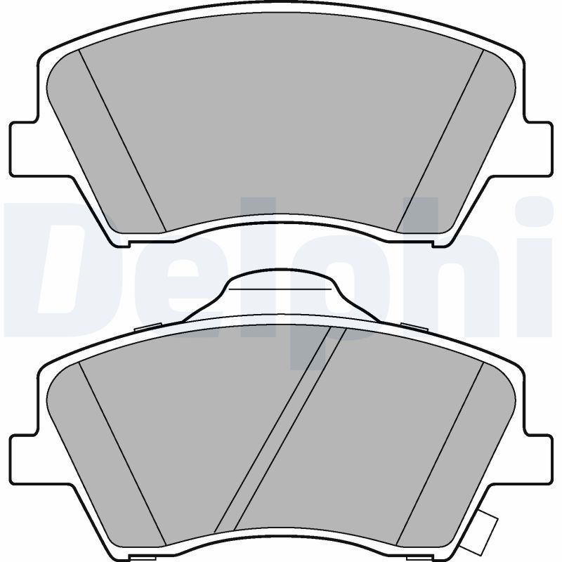 DELPHI LP3264 Brake Pad Set, disc brake