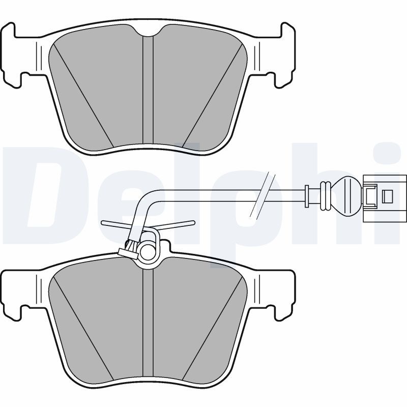 DELPHI LP3267 Brake Pad Set, disc brake