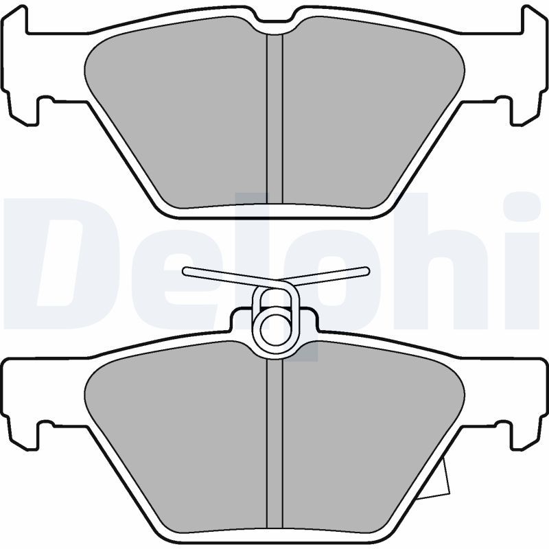 DELPHI LP3268 Brake Pad Set, disc brake