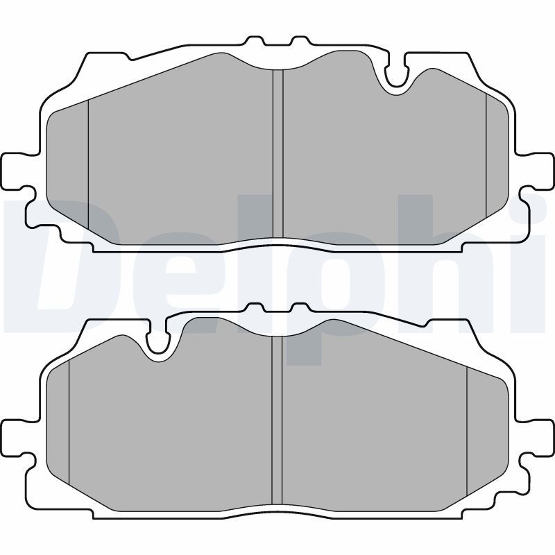 DELPHI LP3272 Brake Pad Set, disc brake