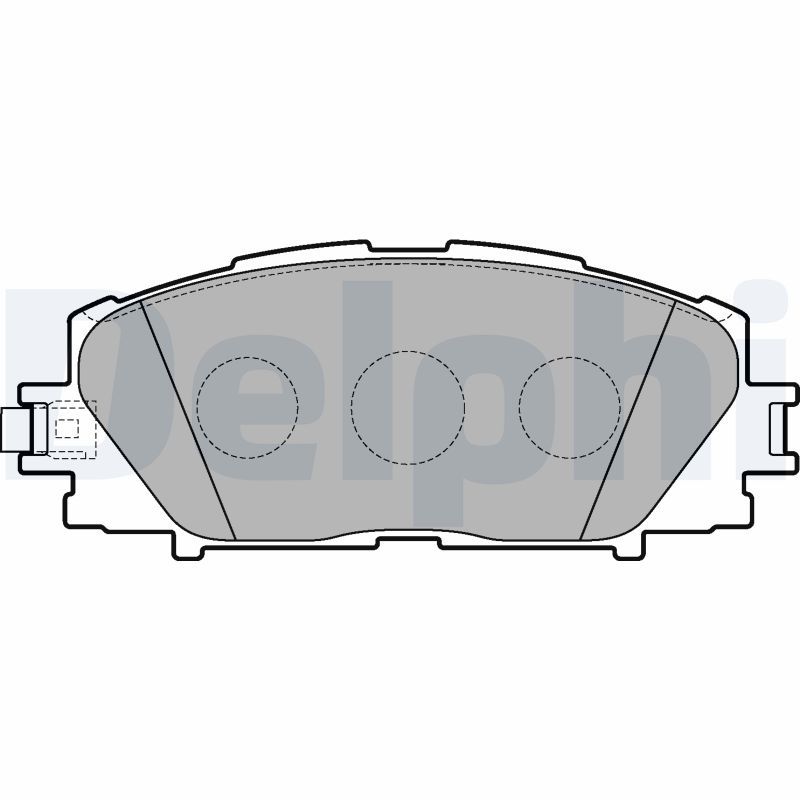 DELPHI LP3273 Brake Pad Set, disc brake