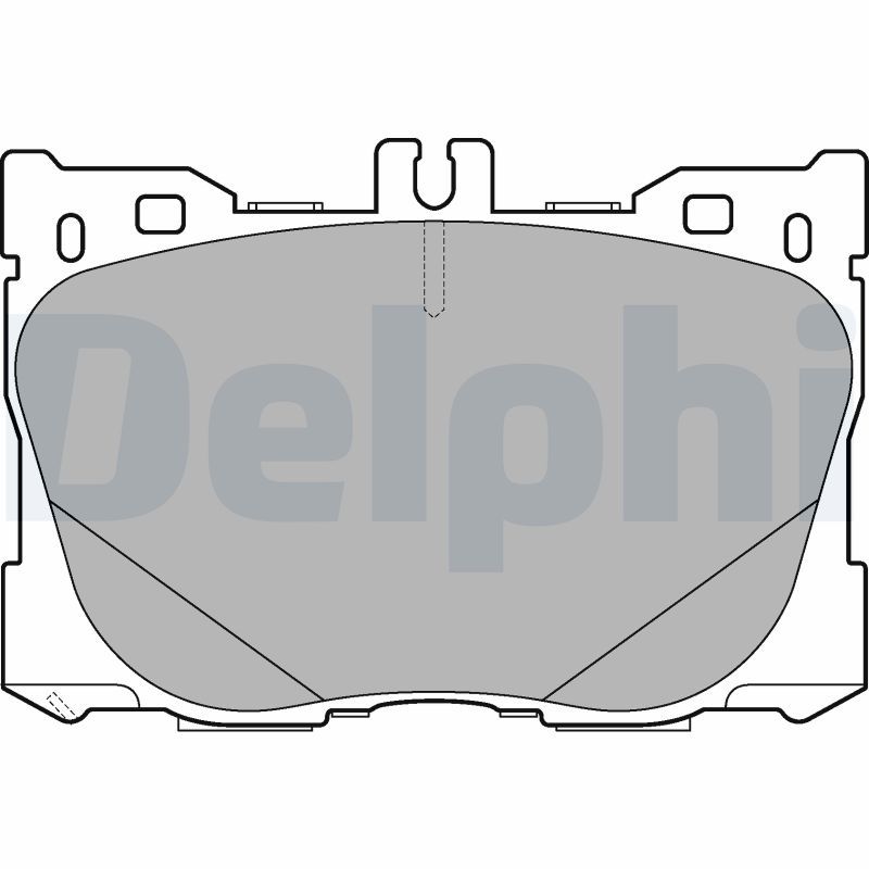 DELPHI LP3276 Brake Pad Set, disc brake