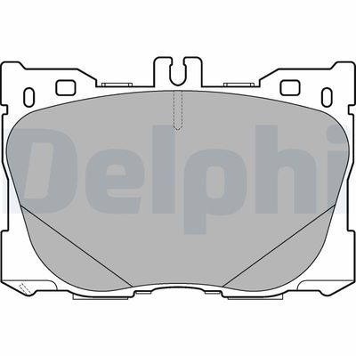 Brake Pad Set, disc brake DELPHI LP3276