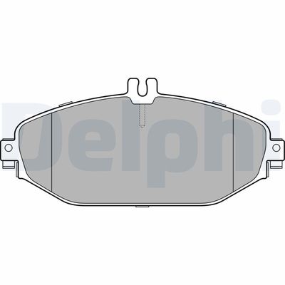 Brake Pad Set, disc brake DELPHI LP3282