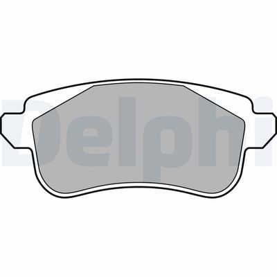 Brake Pad Set, disc brake DELPHI LP3283