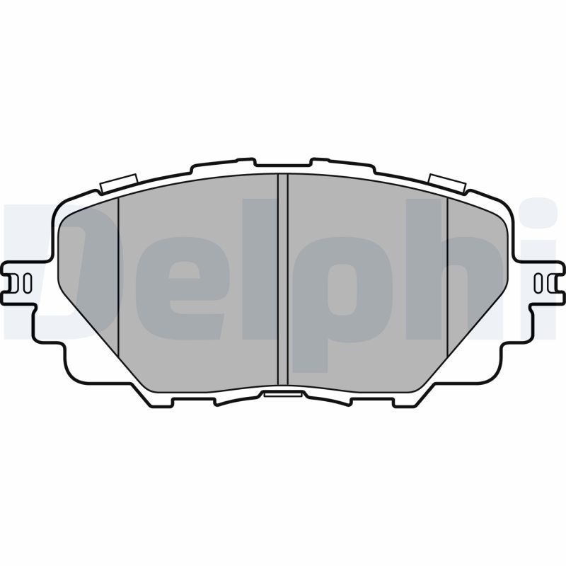 DELPHI LP3284 Brake Pad Set, disc brake