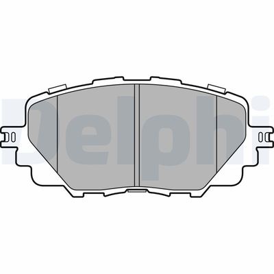 Brake Pad Set, disc brake DELPHI LP3284