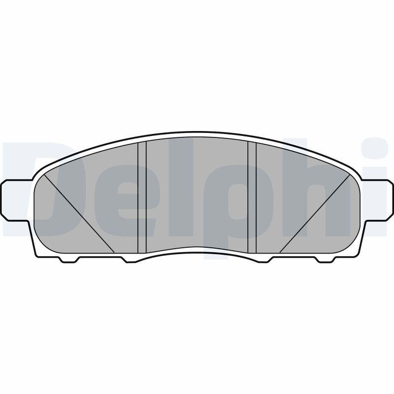 DELPHI LP3285 Brake Pad Set, disc brake