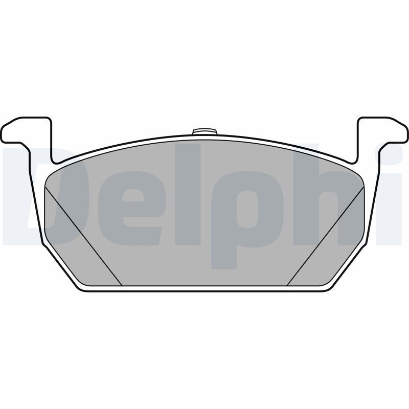 DELPHI LP3287 Brake Pad Set, disc brake
