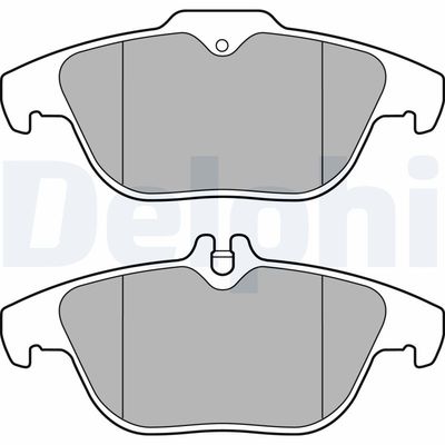 Brake Pad Set, disc brake DELPHI LP3288