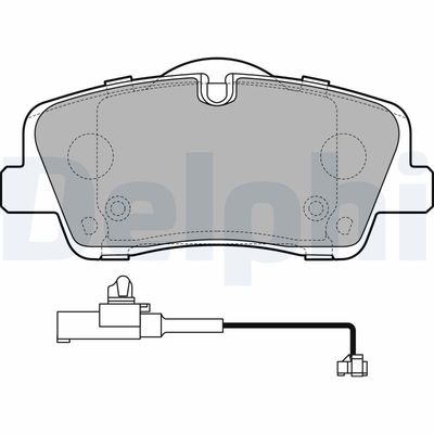 Brake Pad Set, disc brake DELPHI LP3292