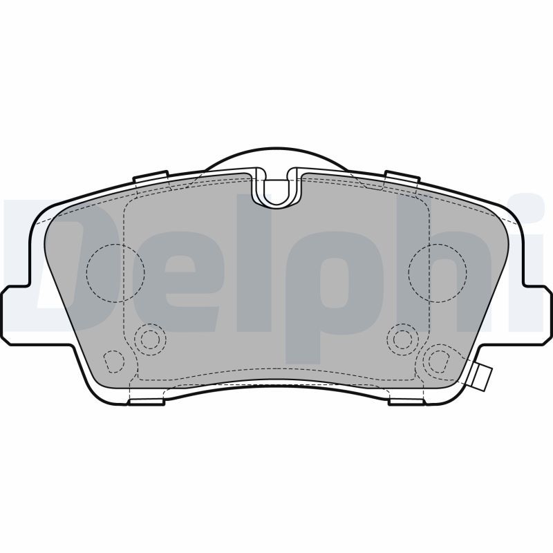 DELPHI LP3295 Brake Pad Set, disc brake