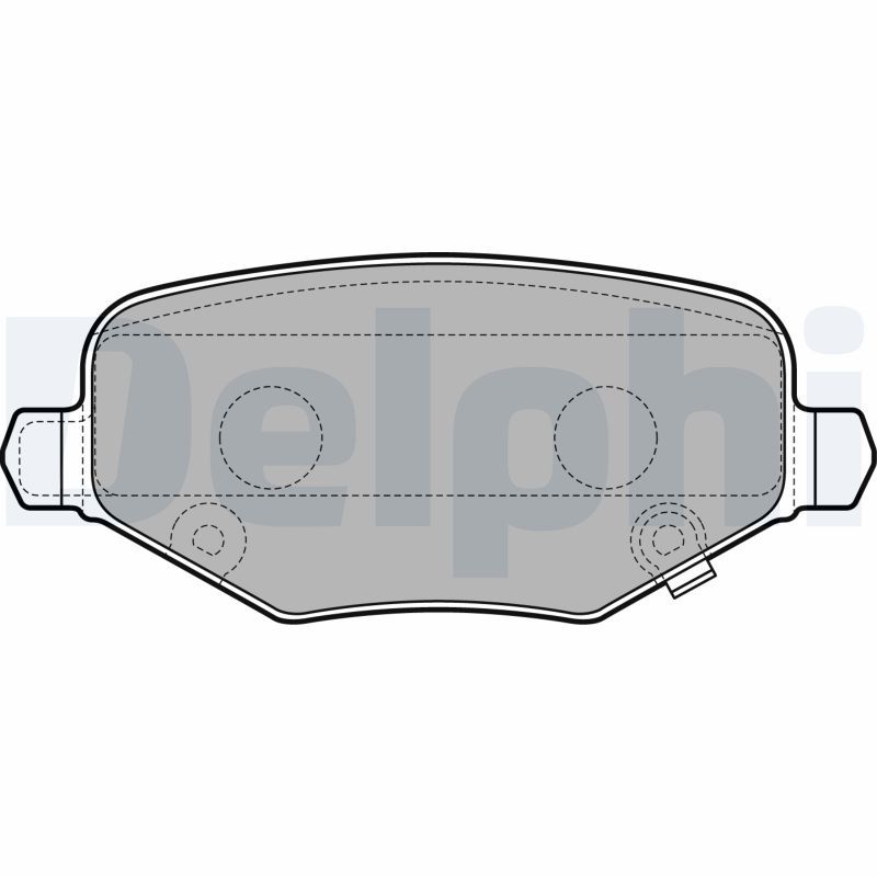 DELPHI LP3296 Brake Pad Set, disc brake