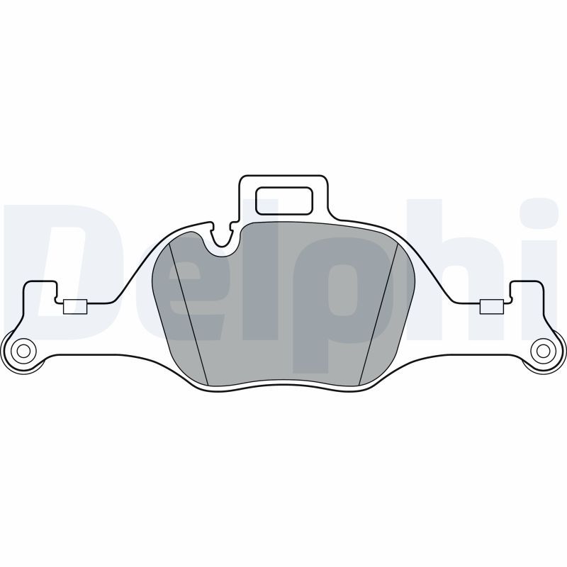 DELPHI LP3299 Brake Pad Set, disc brake