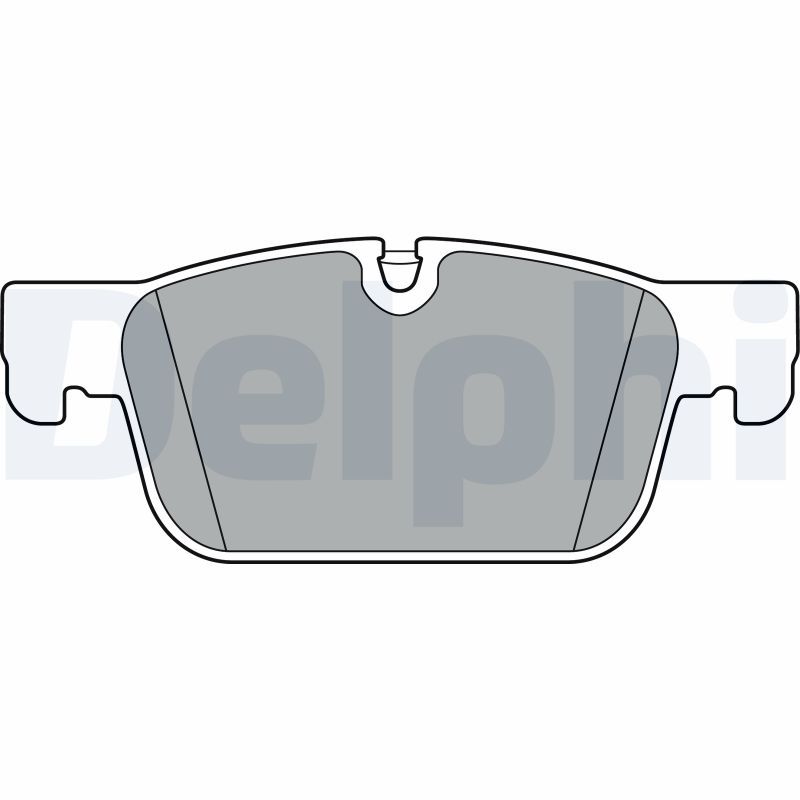 DELPHI LP3300 Brake Pad Set, disc brake