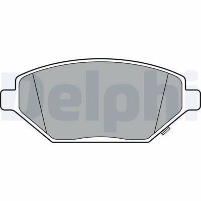 Brake Pad Set, disc brake DELPHI LP3301