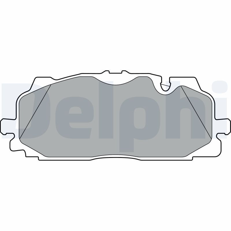 DELPHI LP3302 Brake Pad Set, disc brake