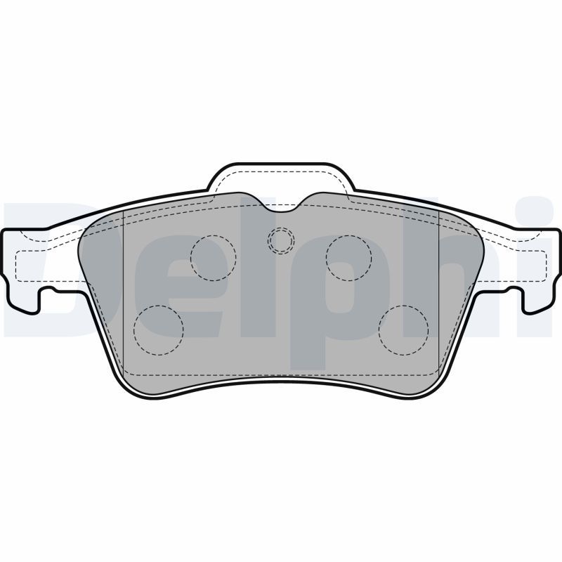 DELPHI LP3303 Brake Pad Set, disc brake