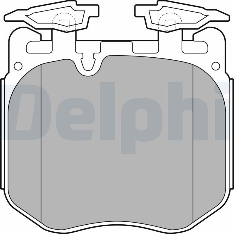 DELPHI LP3304 Brake Pad Set, disc brake