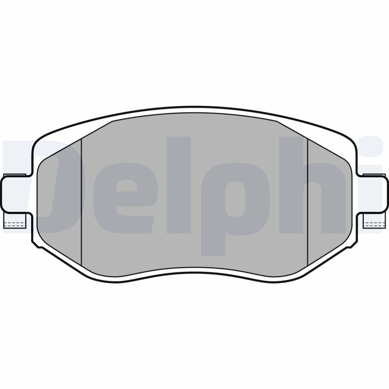 DELPHI LP3306 Brake Pad Set, disc brake