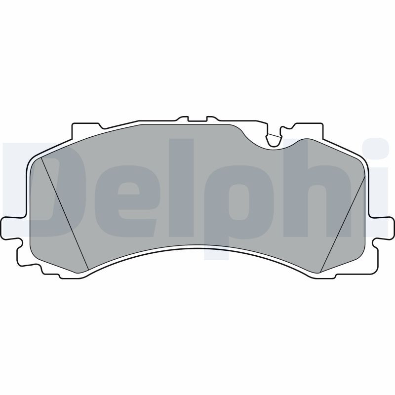 DELPHI LP3307 Brake Pad Set, disc brake