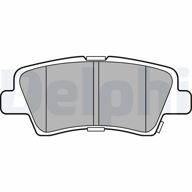 DELPHI LP3309 Brake Pad Set, disc brake