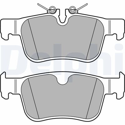 Brake Pad Set, disc brake DELPHI LP3312