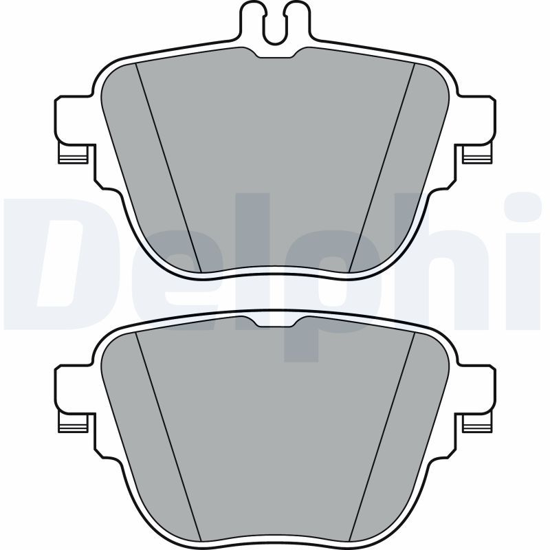 DELPHI LP3359 Brake Pad Set, disc brake