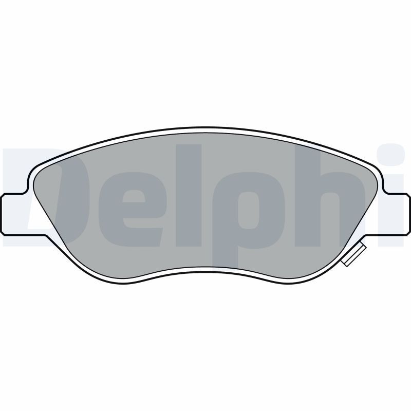 DELPHI LP3360 Brake Pad Set, disc brake
