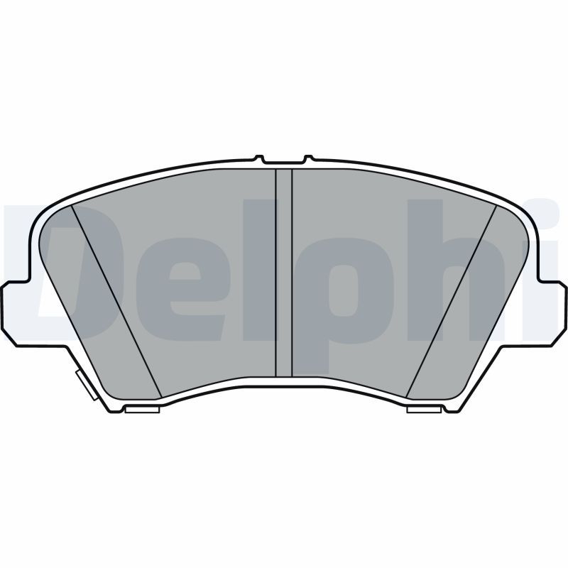 DELPHI LP3361 Brake Pad Set, disc brake