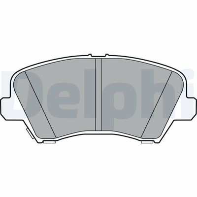 Brake Pad Set, disc brake DELPHI LP3361
