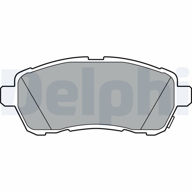 DELPHI LP3364 Brake Pad Set, disc brake