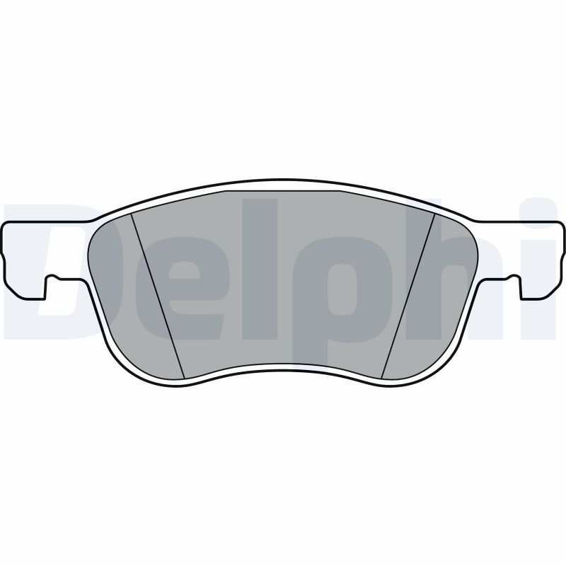 DELPHI LP3365 Brake Pad Set, disc brake
