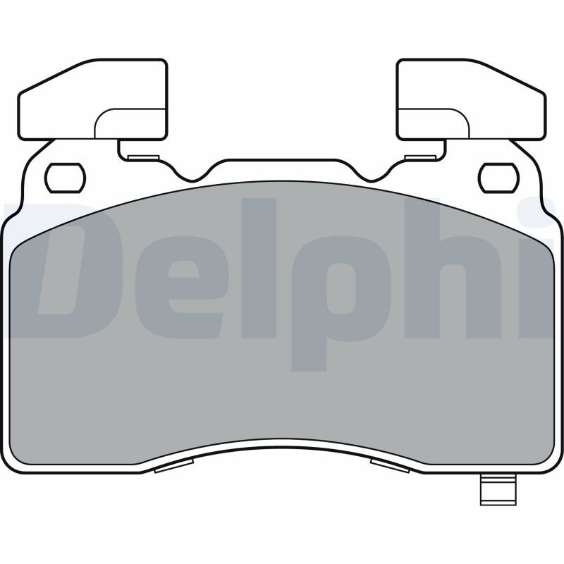 DELPHI LP3366 Brake Pad Set, disc brake